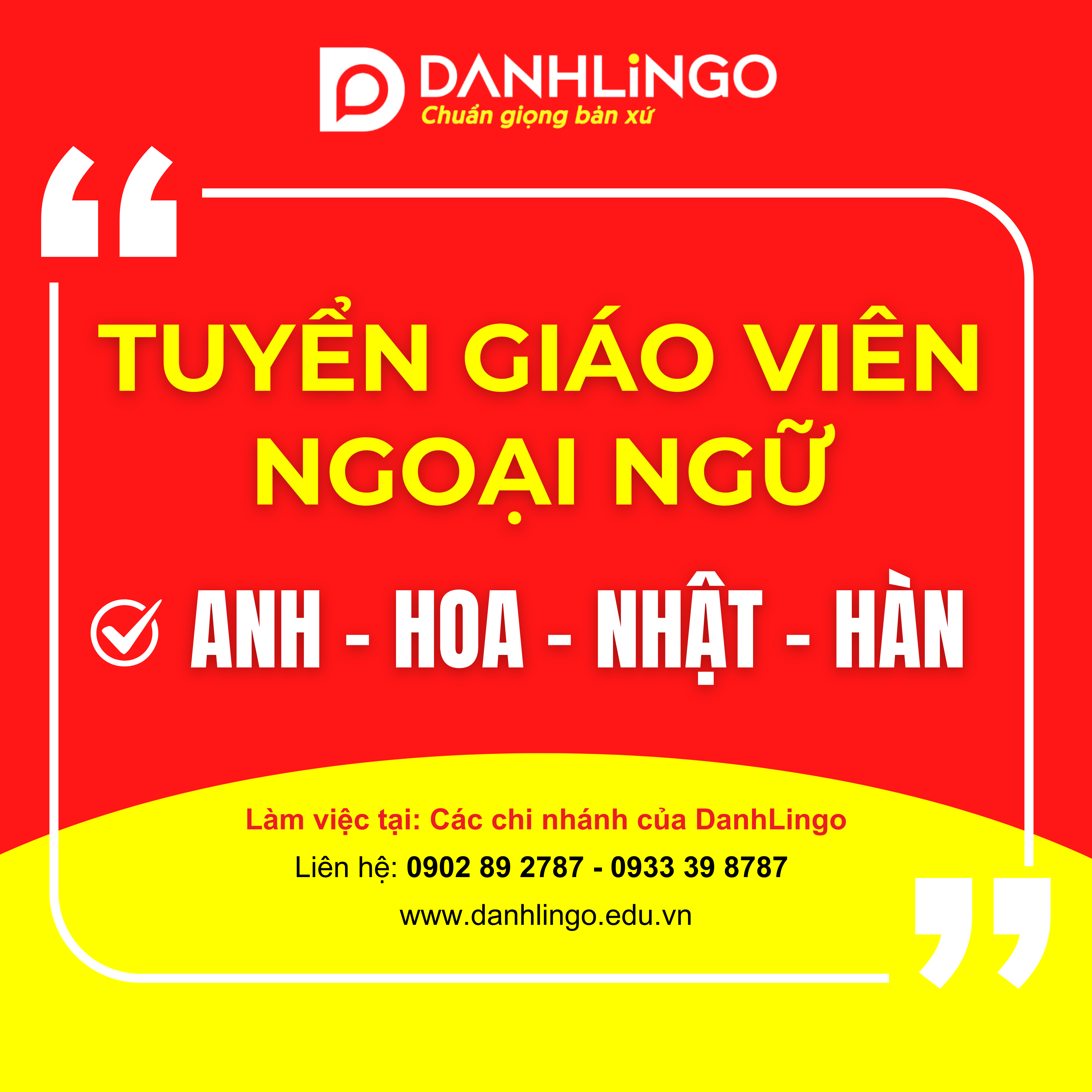 tuyen dung giao vien ngoai ngu