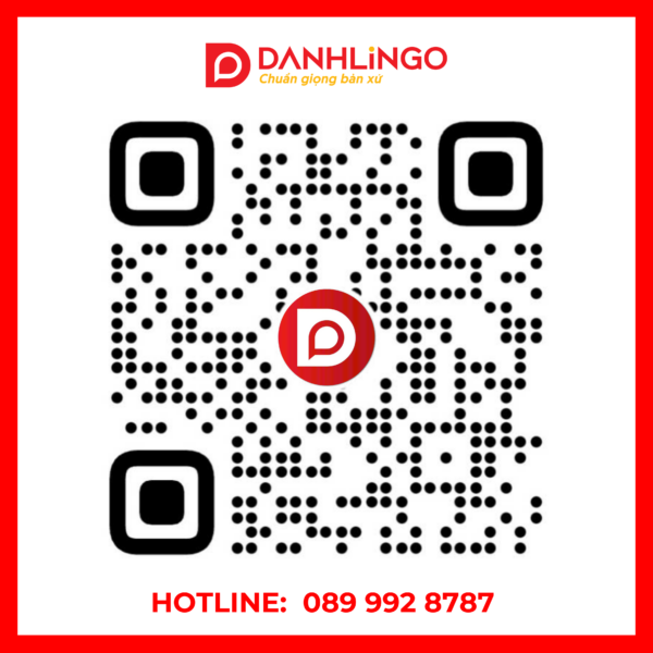 Trung tâm tiếng Anh quận Bình Thạnh - Ngoại ngữ DanhLingo 3 qr zalo danhlingo