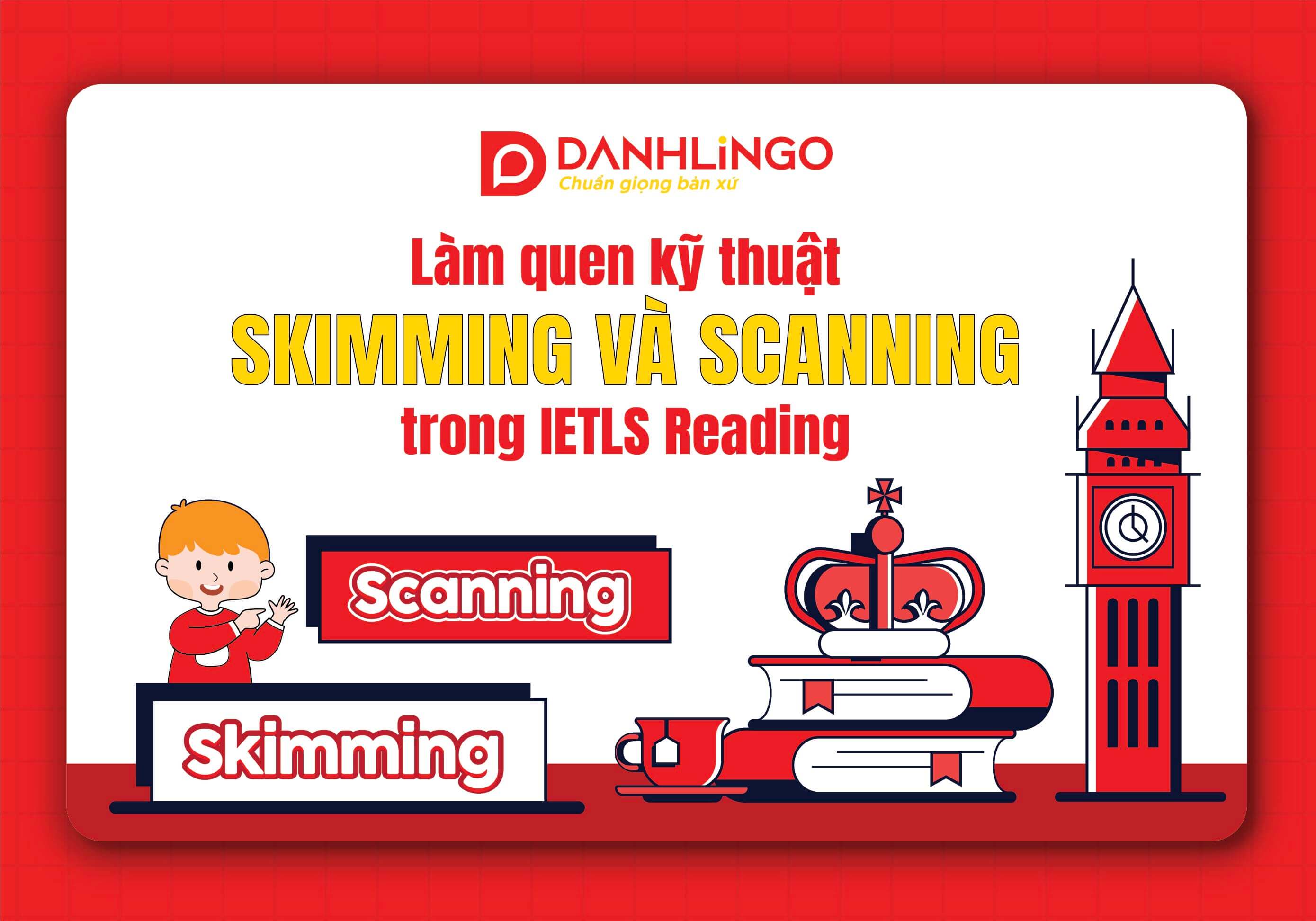 lam quen ky thuat skimming va scanning trong ielts reading