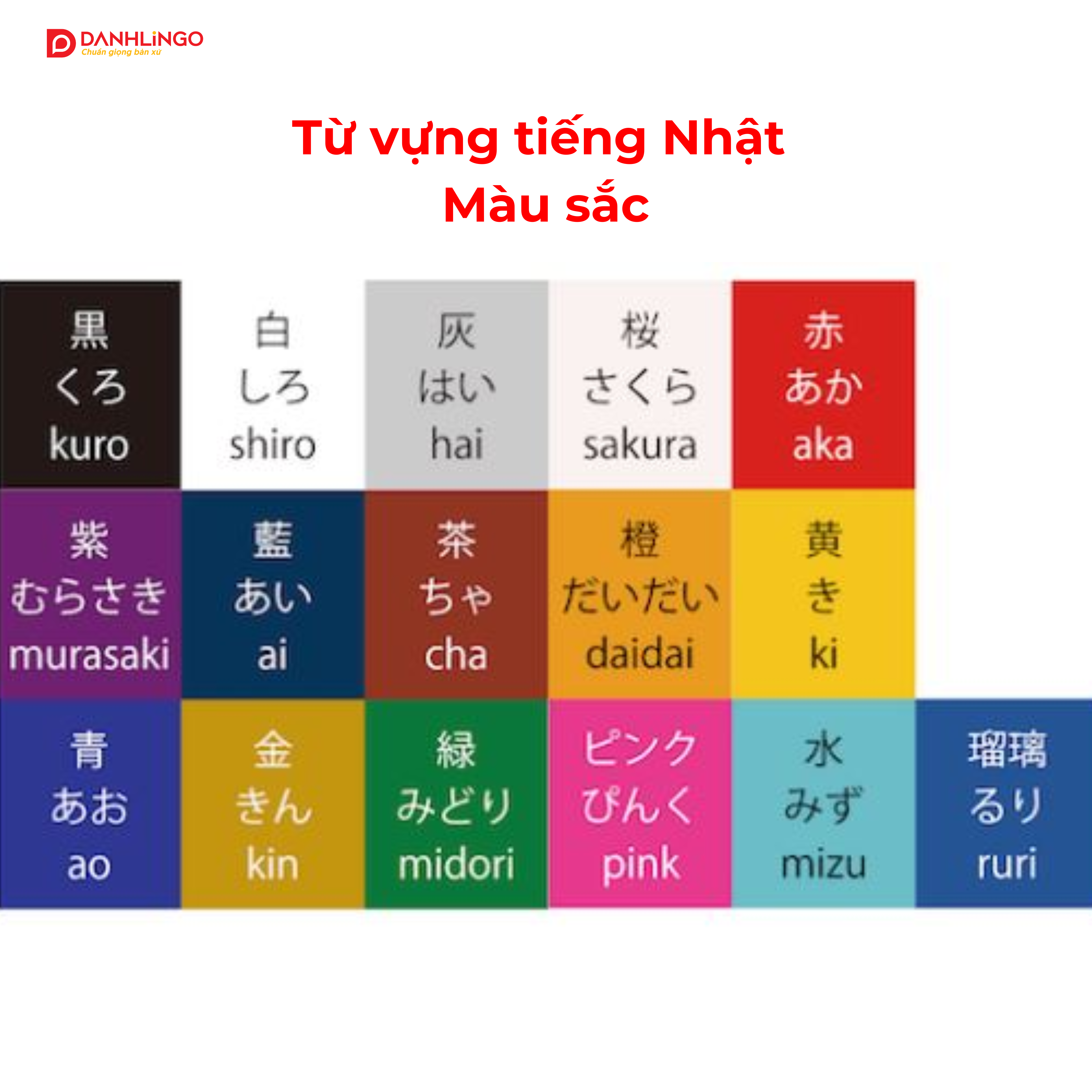 tu vung tieng nhat ve mau sac