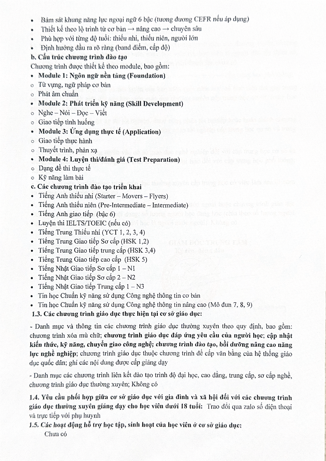 cong khai ket qua va ke hoach 02