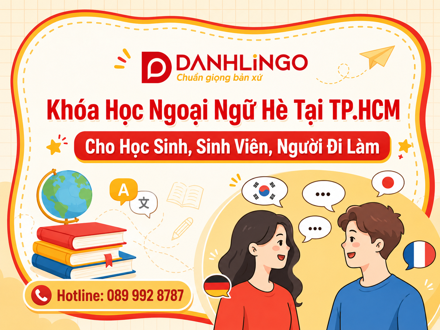 Khóa Học Ngoại Ngữ Hè Tại TP.HCM Cho Học Sinh, Sinh Viên, Người Đi Làm