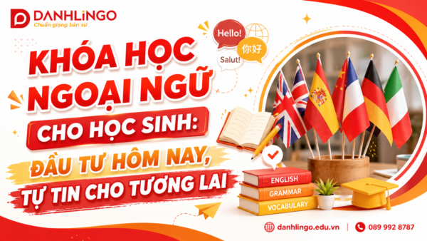 Khóa học ngoại ngữ cho học sinh tại DanhLingo - Đầu tư hôm nay, tự tin cho tương lai