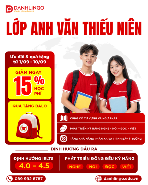Lớp Anh văn thiếu niên tại DanhLingo