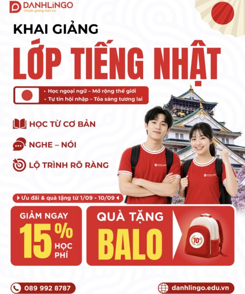 Khai giảng lớp tiếng Nhật tại DanhLingo