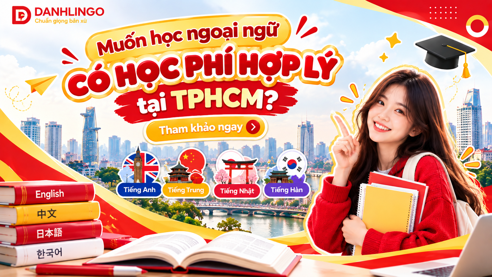 Muốn học ngoại ngữ có học phí hợp lý tại TPHCM 1 Muốn học ngoại ngữ có học phí hợp lý tại TPHCM