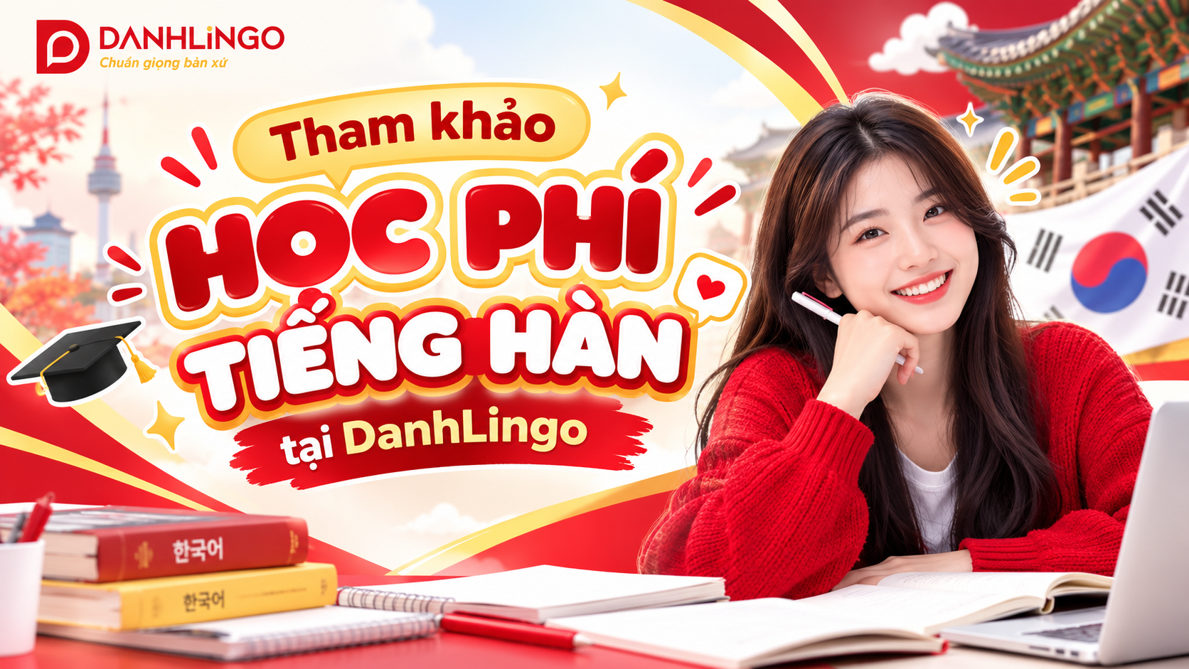 Tham khảo học phí tiếng Hàn tại DanhLingo 1 Học phí tiếng Hàn tại DanhLingo