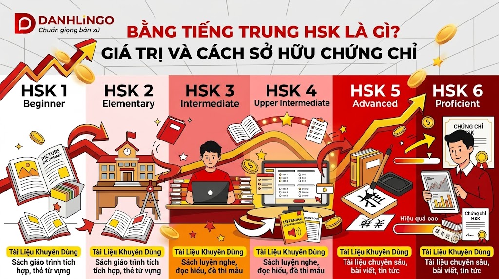 Bằng Tiếng Trung HSK Là Gì? Giá Trị Và Cách Sở Hữu Chứng Chỉ