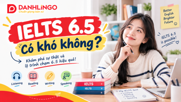 IELTS 6.5 có khó không và lộ trình chinh phục IELTS 6.5