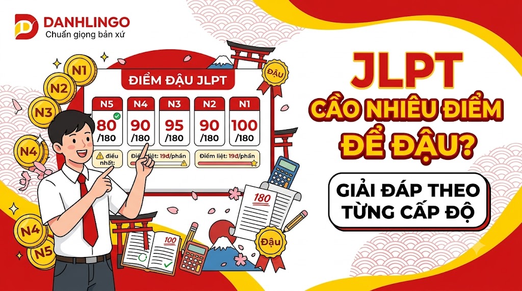 JLPT Cần Bao Nhiêu Điểm Để Đậu? Giải Đáp Theo Từng Cấp Độ 1 JLPT Cần Bao Nhiêu Điểm Để Đậu? Giải Đáp Theo Từng Cấp Độ